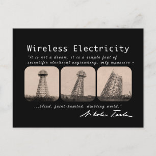 Nikola Tesla Tower Postcard