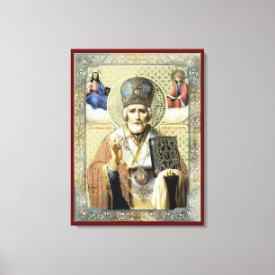 Nikolaos of Myra Canvas Print