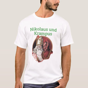 Nikolaus and Krampus German Christmas T-Shirt