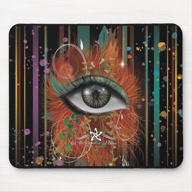 Nikole's Eye Mouse Pad (Front)