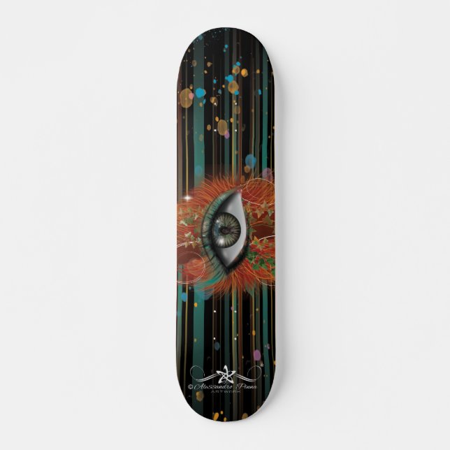Nikole's Eye Skateboard (Front)