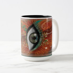 Nikole's Eye Two-Tone Coffee Mug