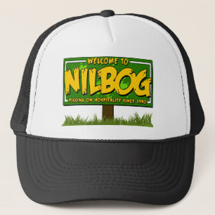 nilbog trucker hat