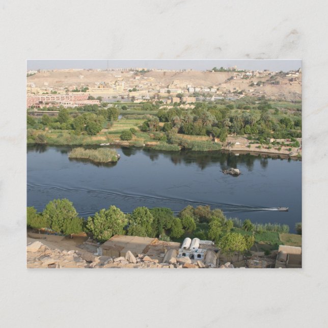 nile aswan postcard (Front)