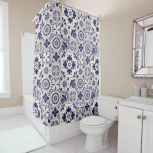 Nile Blue Linen Mexican Traditional Talavera Tiles