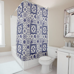 Nile Blue Linen Mexican Traditional Talavera Tiles