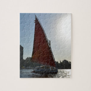 Nile Felucca In The Sun Jigsaw Puzzle