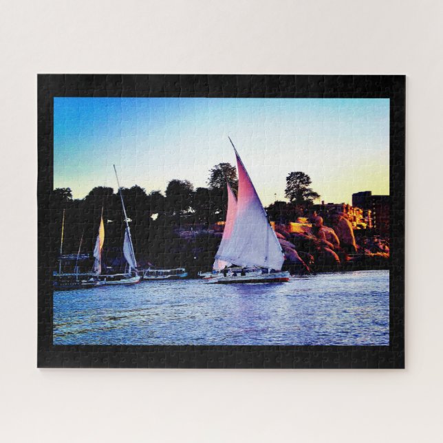Nile Felucca Jigsaw Puzzle (Horizontal)