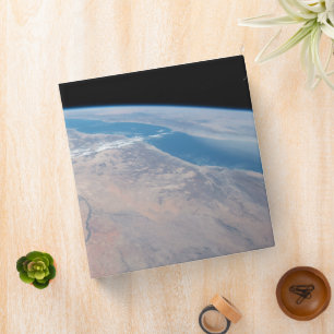 Nile River Winding Northward Next To The Red Sea Binder