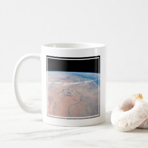 Nile River Winding Northward Next To The Red Sea Coffee Mug