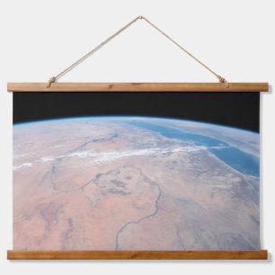 Nile River Winding Northward Next To The Red Sea Hanging Tapestry