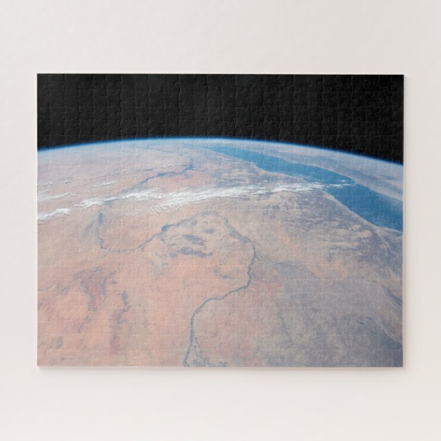 Nile River Winding Northward Next To The Red Sea Jigsaw Puzzle (Horizontal)