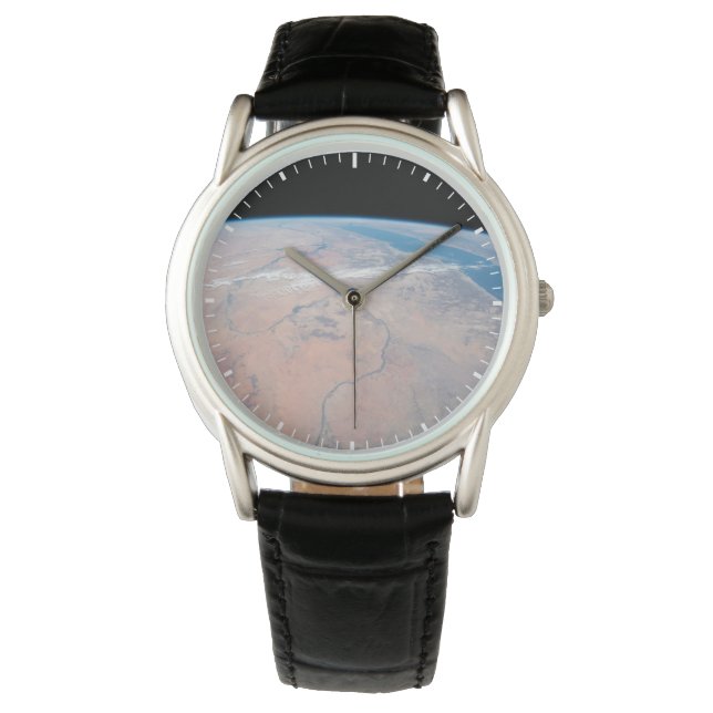 Nile River Winding Northward Next To The Red Sea Watch (Front)