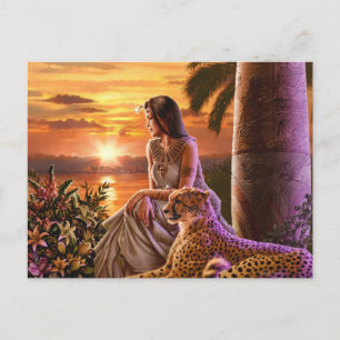 "Nile Sunset" Postcard