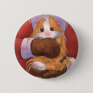 Nile the Gift  プレゼントはモルモット 2 Inch Round Button