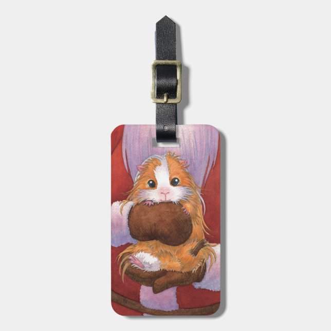 Nile the Gift  プレゼントはモルモット Luggage Tag (Front Vertical)