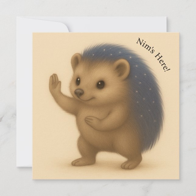 Nim Does Tai Chi Customizable Comfort Series Card (Front)