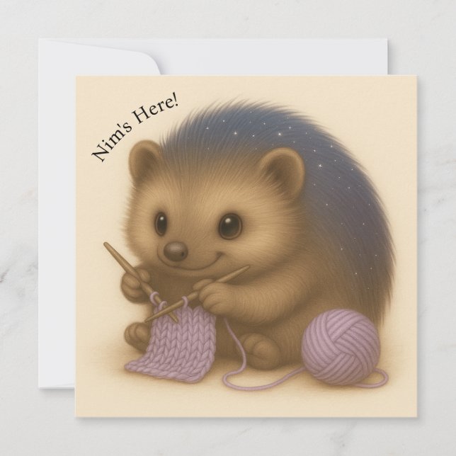 Nim Knits Customizable Comfort Series Card (Front)