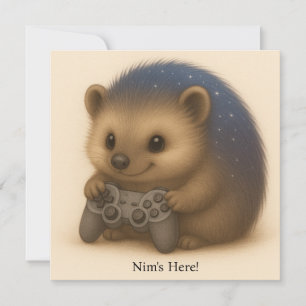 Nim Plays Customizable Comfort Series Card