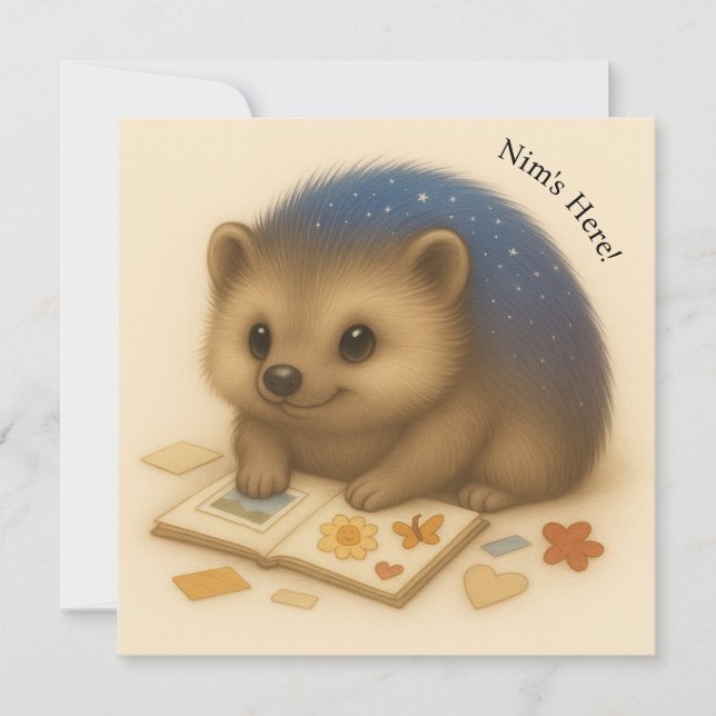 Nim Scrapbooks Customizable Comfort Series Card (Front)