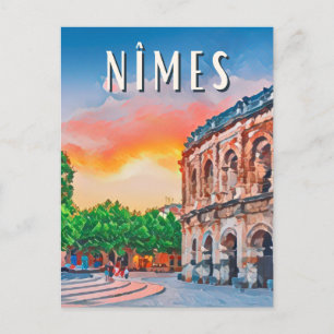 Nîmes Photo Vintage Postcard