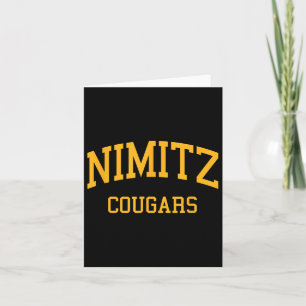 Nimitz High School Hs Houston Tx Retro Sports Card