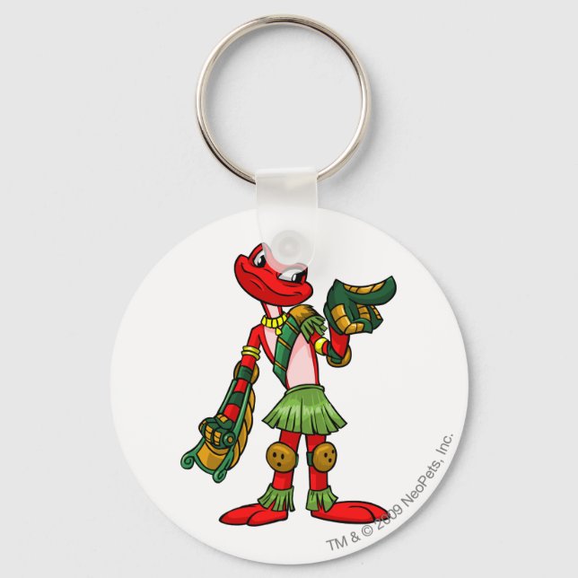 Nimmo Mystery Island Player Keychain (Front)