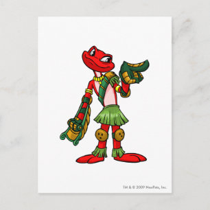 Nimmo Mystery Island Player Postcard