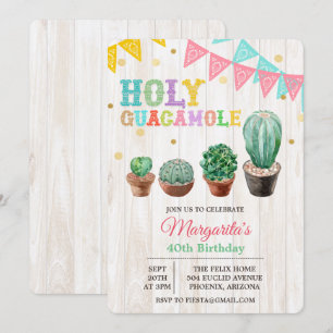 N'IMPORTE QUEL ÂGE - Invitation d'anniversaire de 