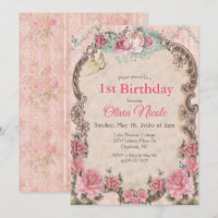 N'IMPORTE QUEL ÂGE - Invitation Vintage d'annivers