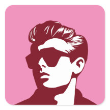 N'Importe Quel Autocollant Carré Cool couleur