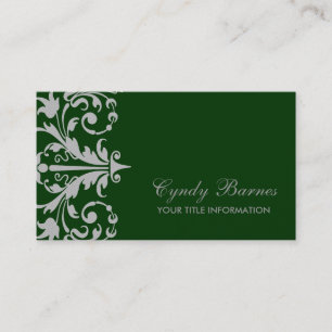 N'importe quel Carte de visite baroque couleur