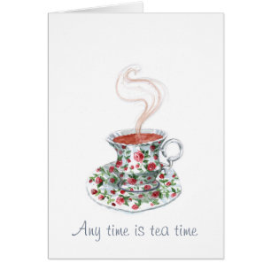 N'importe quelle heure est le tea time