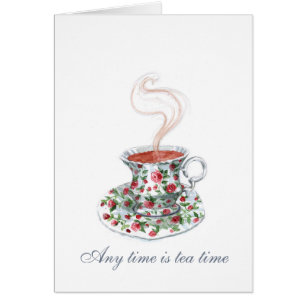 N'importe quelle heure est le tea time
