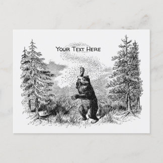 Nimrod - Bear and Bees Postcard