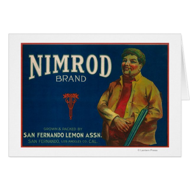 Nimrod Lemon LabelSan Fernando, CA (Front Horizontal)