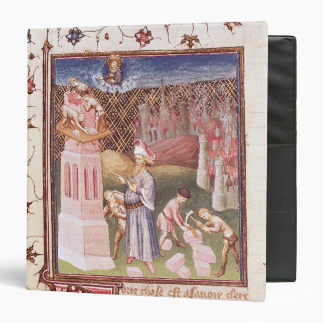 Nimrod Overseeing the Building of Tower of Binder (Front/Inside)