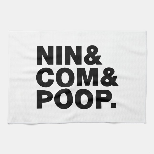 NIN & COM & POOP. KITCHEN TOWEL (Horizontal)