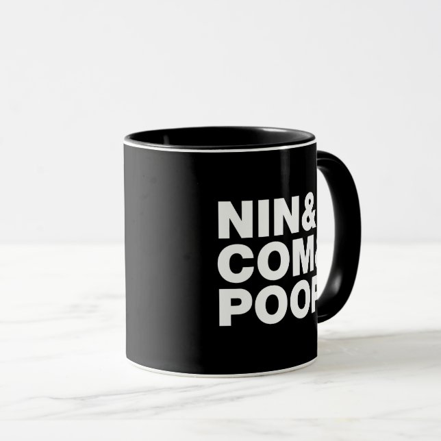 NIN & COM & POOP. MUG (Front Right)
