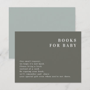 NINA Modern Bohemian Sage Books for Baby Card
