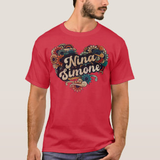 Nina Simone VIGNETTE VINTAGE COLOR T-Shirt