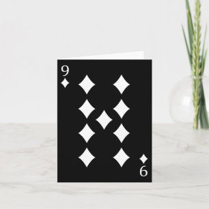 Nine (9) Of Diamonds Poker Card Playing Card