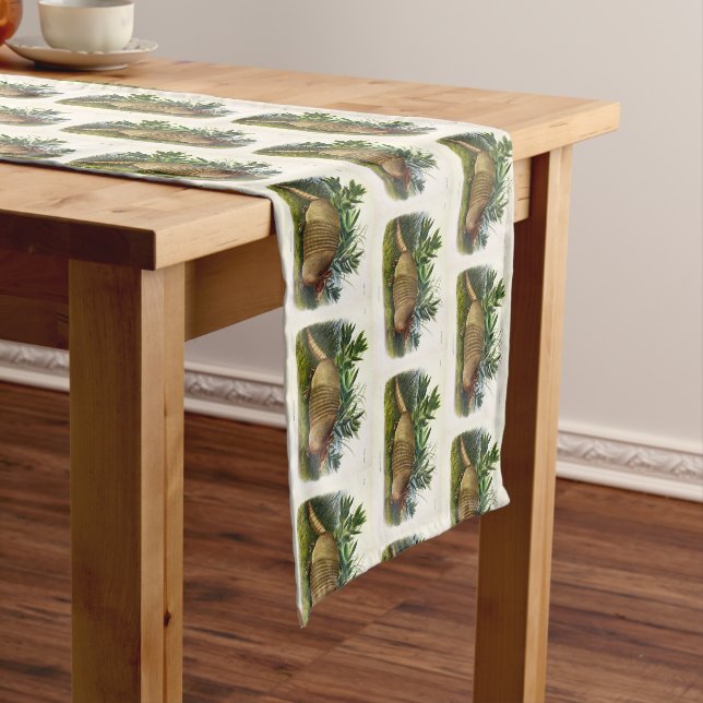 Nine-Banded, Long-nosed Armadillo by Audubon Medium Table Runner (In Situ)
