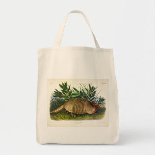 Nine-Banded, Long-nosed Armadillo by Audubon Tote Bag
