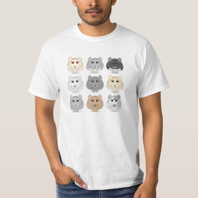 Nine Chinchilla Design T-Shirt (Front)