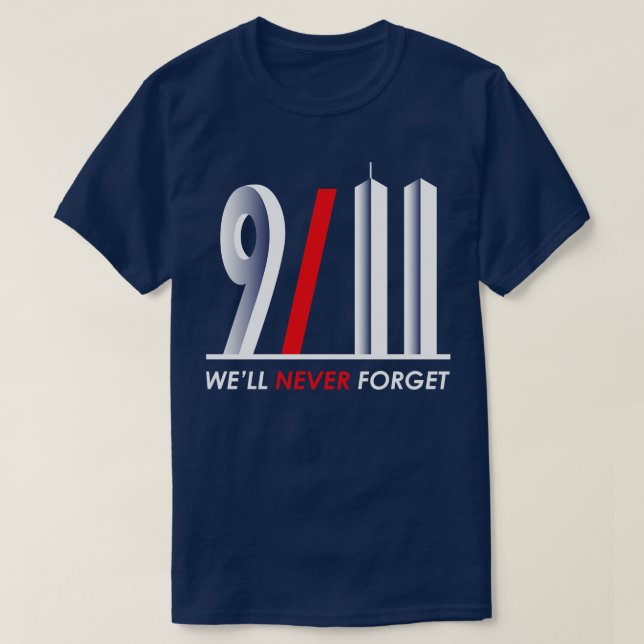 Nine Eleventh Patriot Day  T-Shirt (Design Front)
