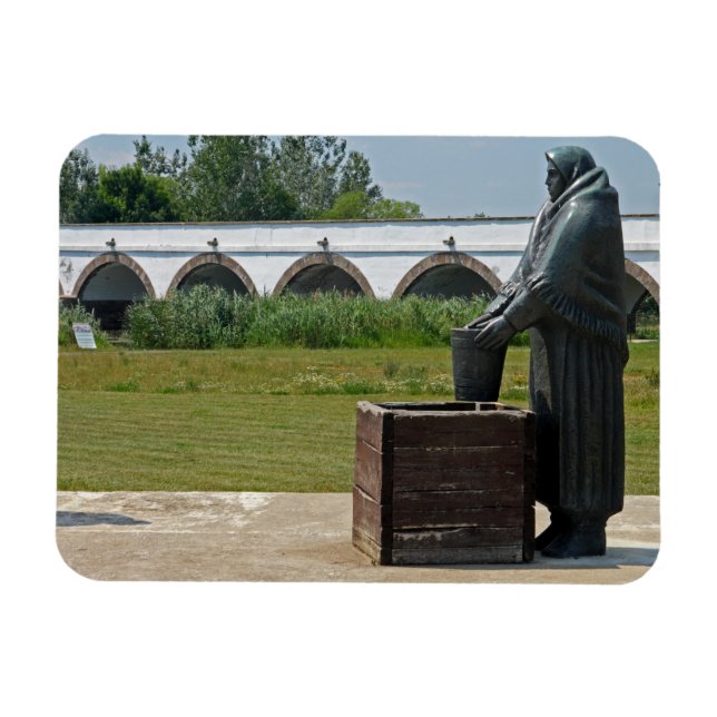 Nine-holed Bridge, Hungary Magnet (Horizontal)
