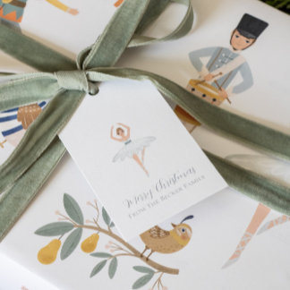 Nine Ladies Dancing Gift Tags - Customizable