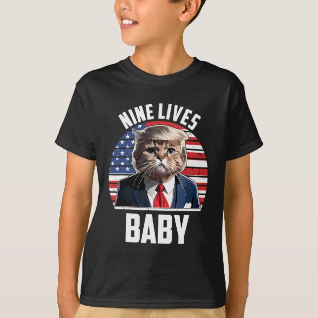 Nine Lives Ba  T-Shirt (Front)