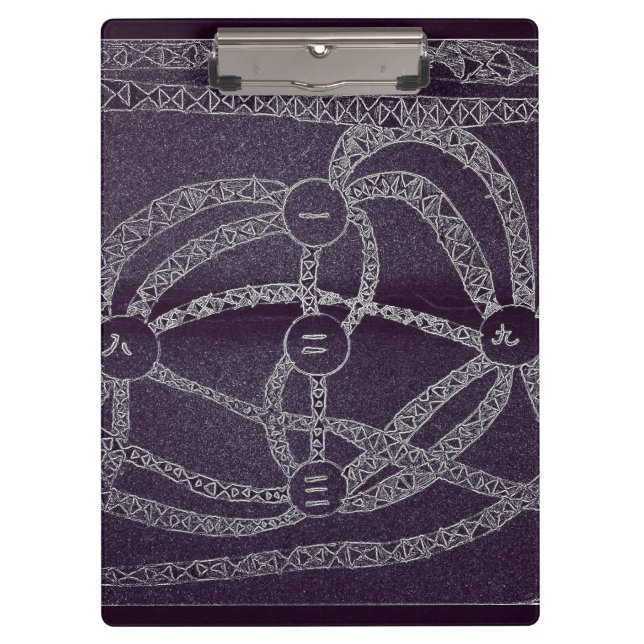 Nine moon in the dark world clipboard (Front)